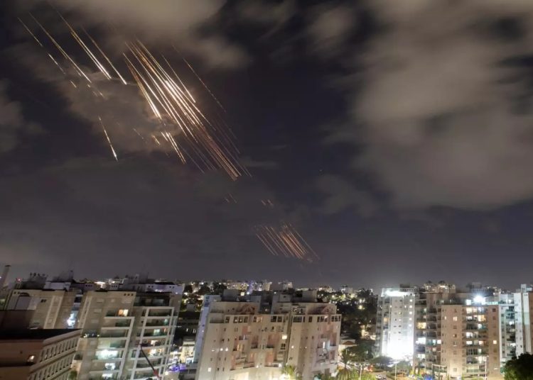 A destroyed building is pictured in Hod HaSharon in the aftermath of an Iranian missile attack on Israel, on October 2, 2024 afp