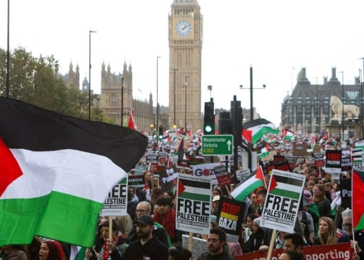 UK Gaza Palestine