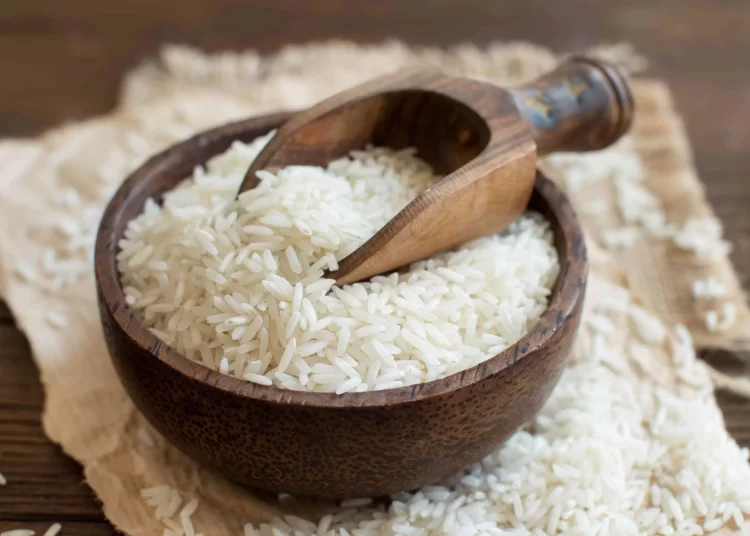 basmati-rice-in-a-bowl-with-a-sp