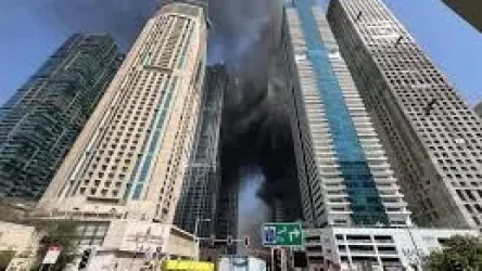 dubai marina fire