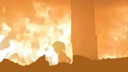 gaza fire bodys burned