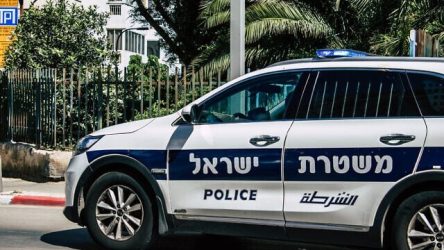 israel police car