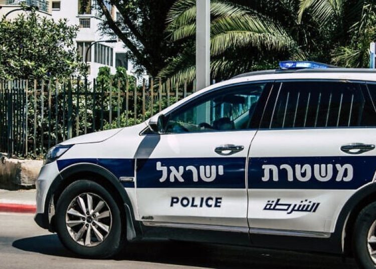 israel police car