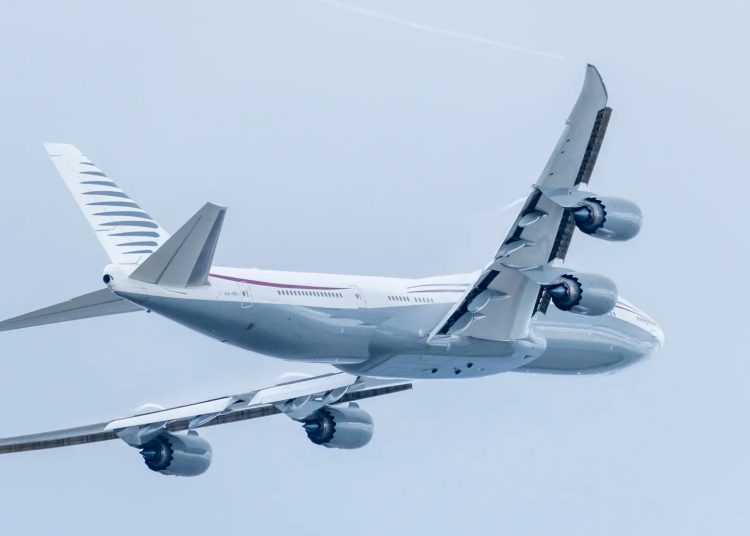 trump AIRFORCE ONE qATAR